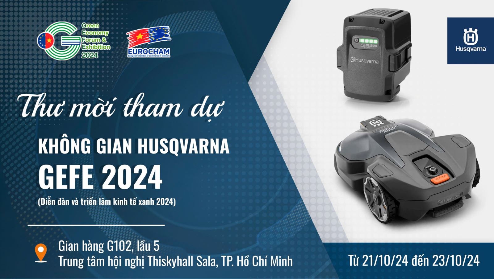 KHÔNG GIAN HUSQVARNA GEFE 2024 