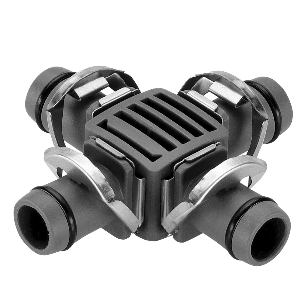 Bộ 2 cút nối 4 cửa 1/2'' cho dây 13mm Gardena 08339-20