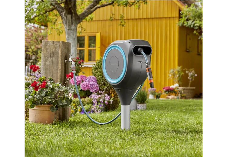 Bộ dây rút tự động 20 mét chân cắm đất Gardena 18614-20 - Ảnh 9