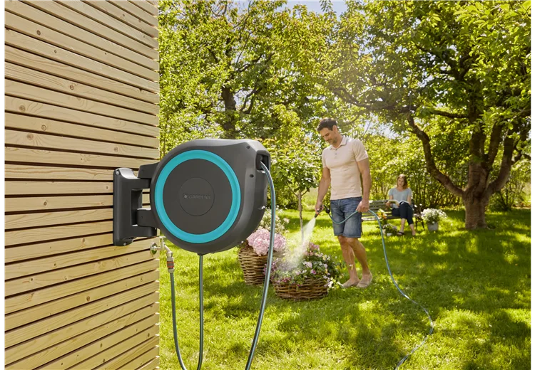 Bộ dây rút tự động 30 mét Gardena 18625-20 - Ảnh 9