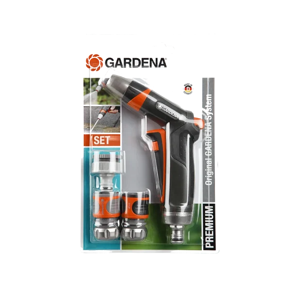 Bộ vòi tưới kim loại kèm cút nối 13mm Gardena 18298-20