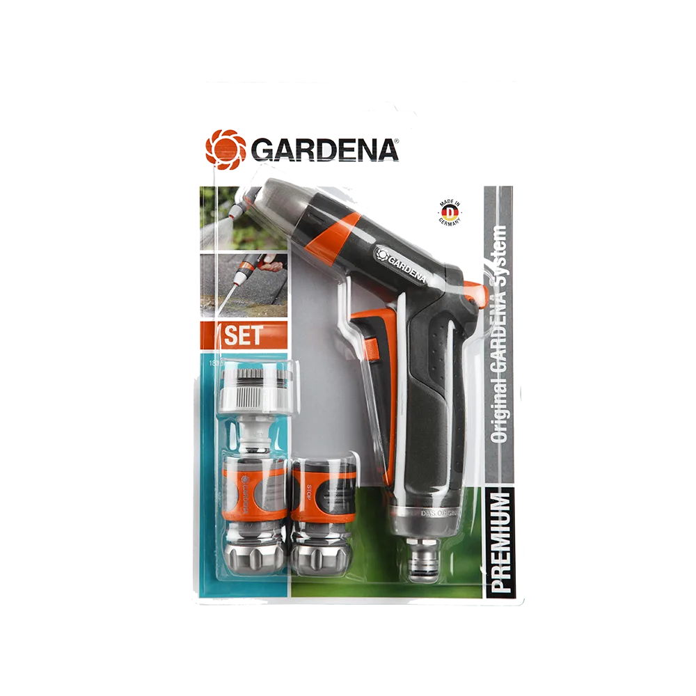 Bộ vòi tưới kim loại kèm cút nối 13mm Gardena 18298-20