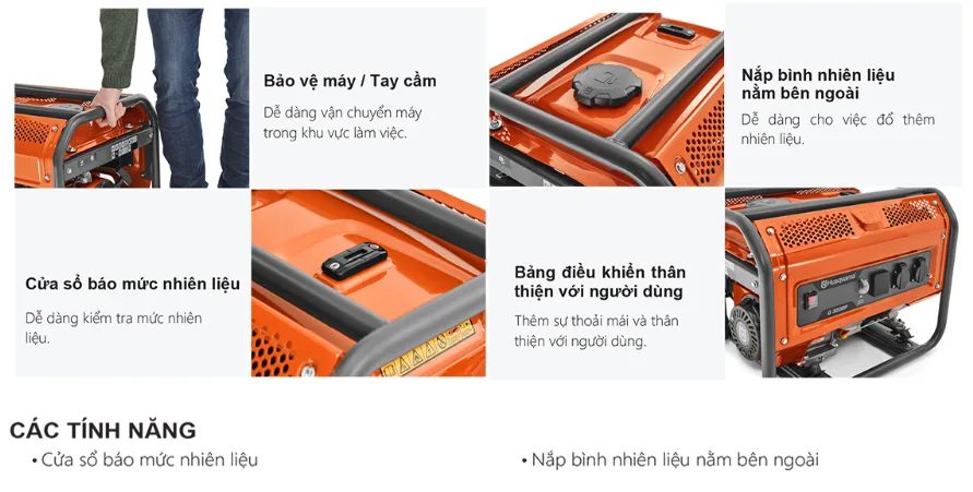 Máy phát điện Husqvarna G2500P