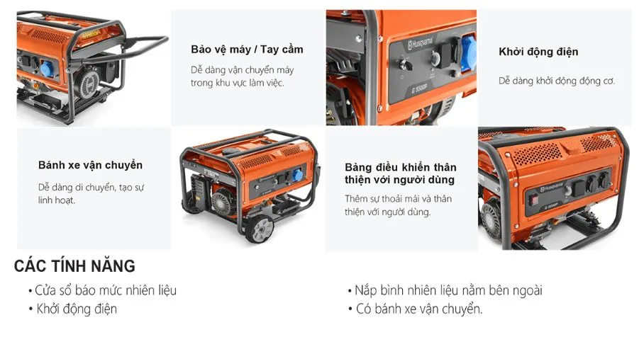 Máy phát điện Husqvarna G5500P