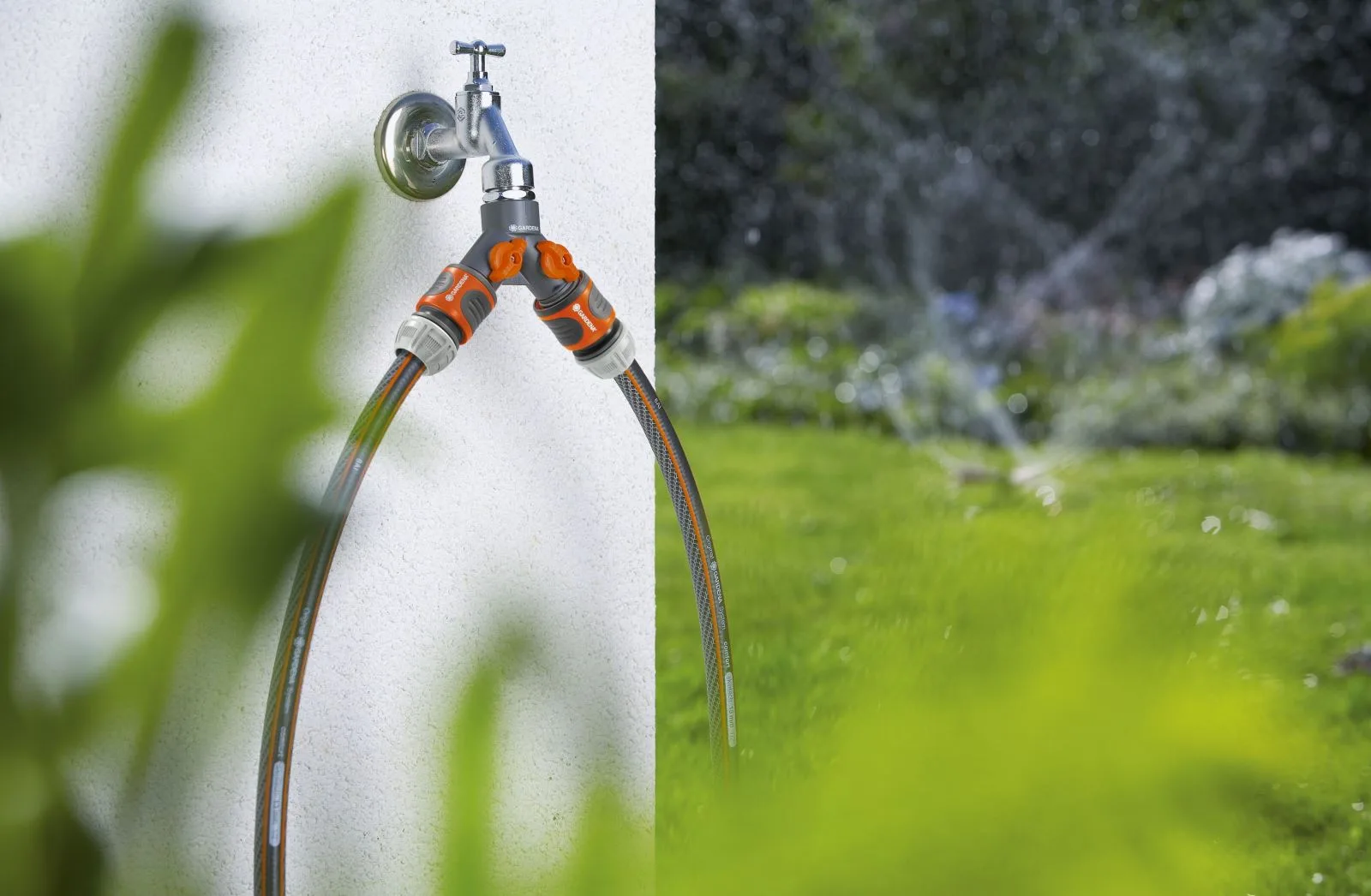 Cút nối vòi đôi Gardena 00938-20