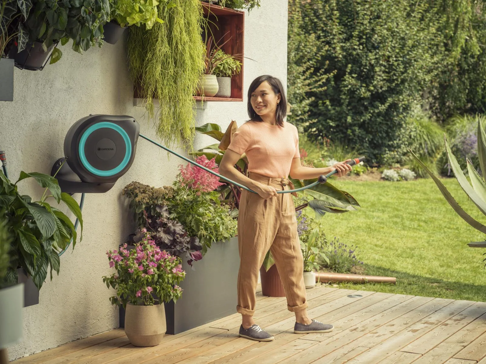 Bộ dây rút tự đông 15 mét Gardena 18600-20