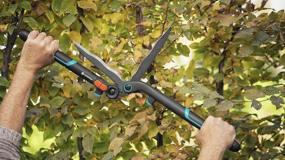 Kéo tỉa rào bánh răng cộng lực Gardena 12303-20