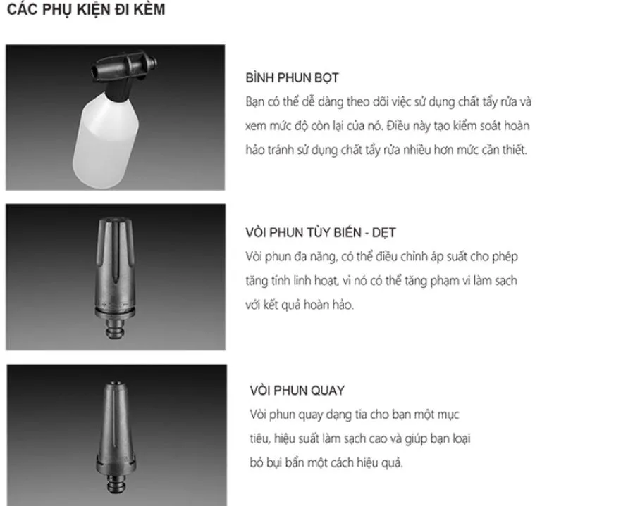 Máy xịt áp suất Husqvarna PW125