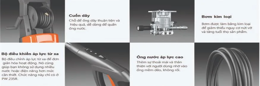 Máy xịt áp suất Husqvarna PW 235R