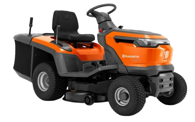 Máy cắt cỏ người lái Husqvarna TC 114 (Bao gồm thùng gom cỏ)